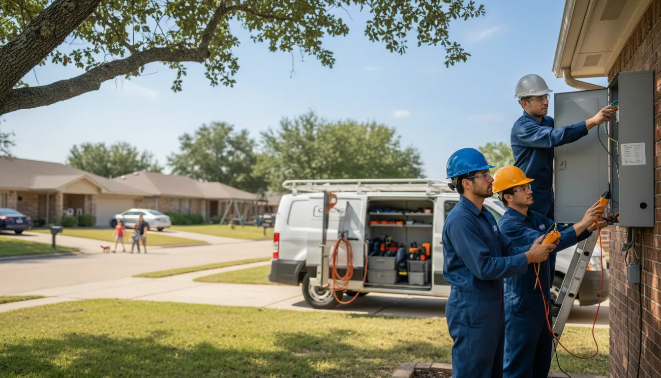 Certified electrician providing emergency electrical services in Titus, AL